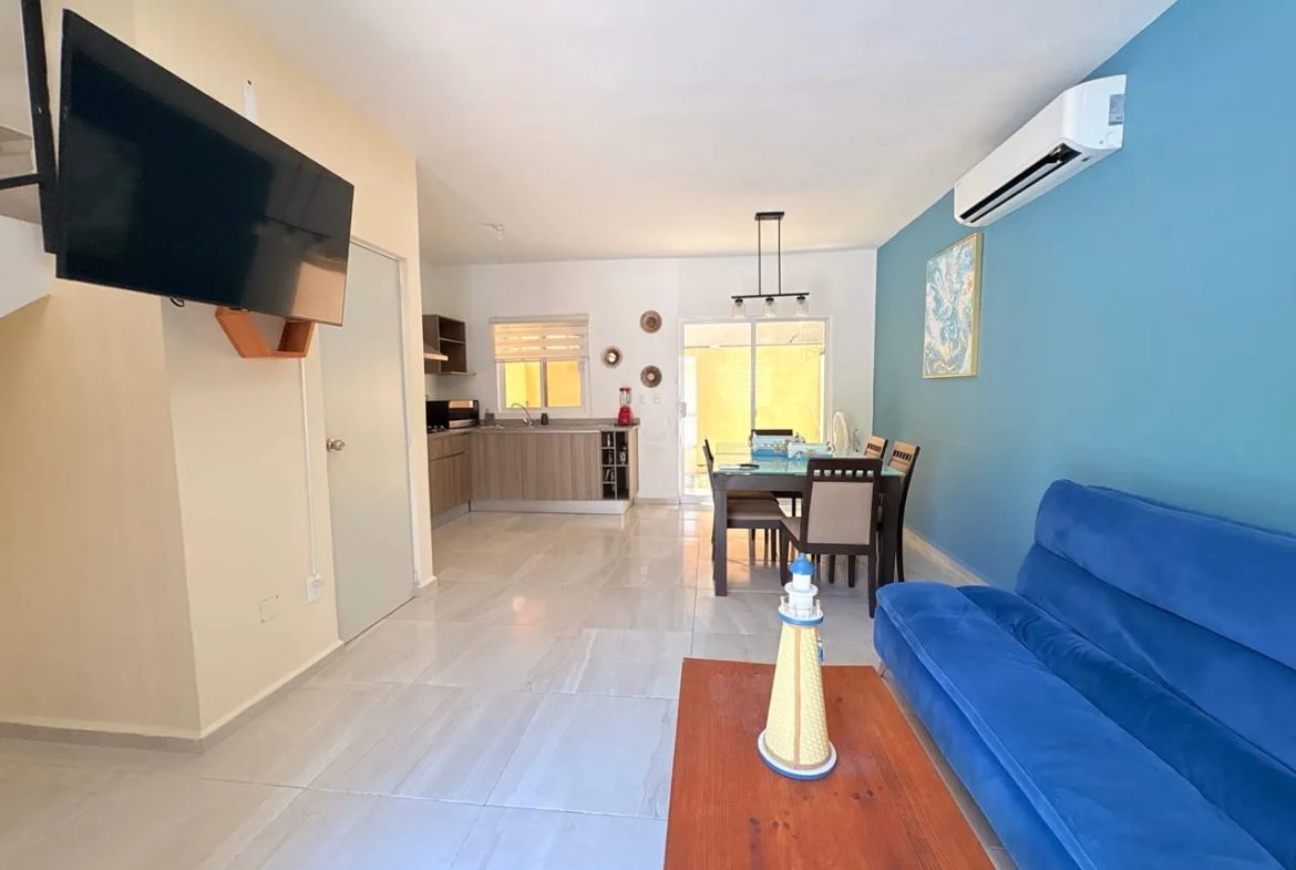 Casa 2 Recamaras en Renta Amueblada Jardines de Mayakoba | Privada Tayrona 2