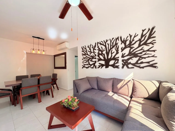 Departamento 3 Recamaras en Renta en Jardines de Mayakoba | Privada Kirka 2
