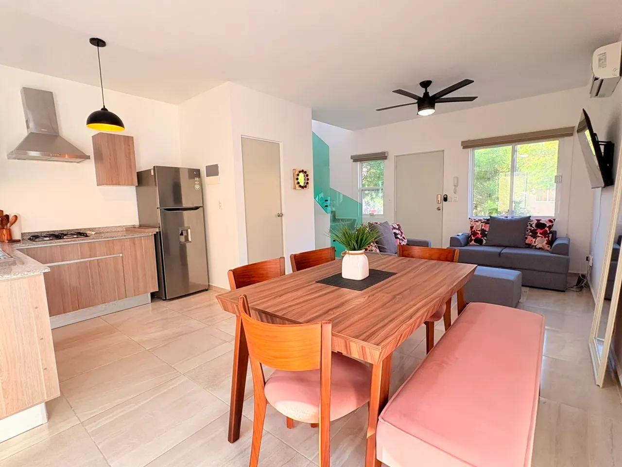 Casa de 2 Recámaras en Renta en Jardines de Ciudad Mayakoba | Privada Tayrona 2