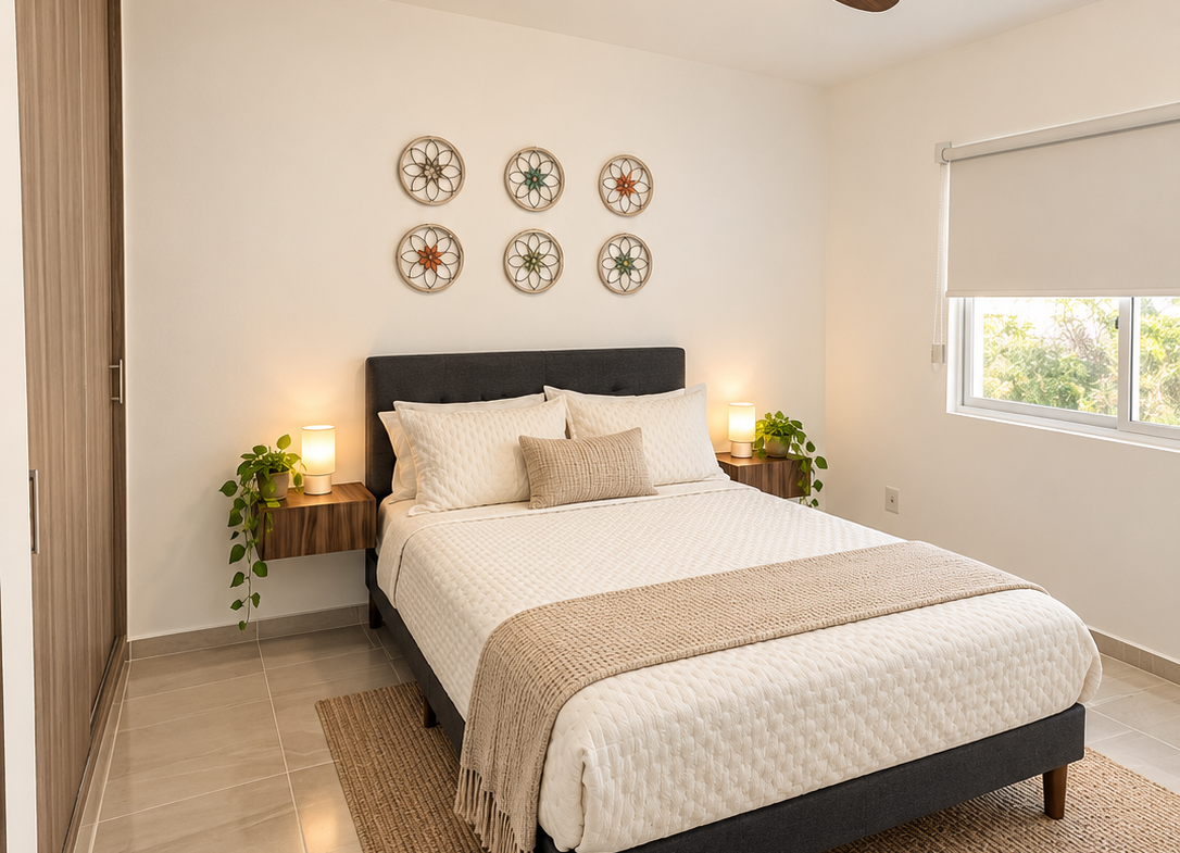 Departamento Amueblado de 3 Recámaras en Renta en Quimbaya 2, Jardines de Ciudad Mayakoba