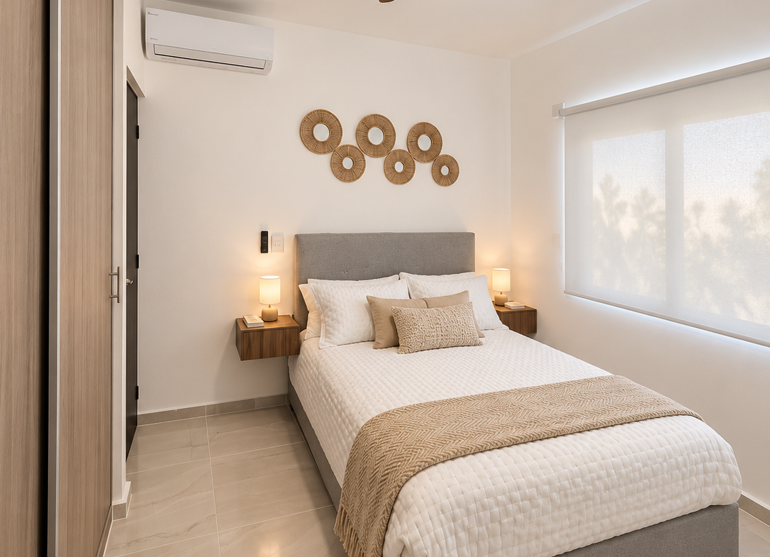 Departamento Amueblado de 3 Recámaras en Renta en Quimbaya 2, Jardines de Ciudad Mayakoba