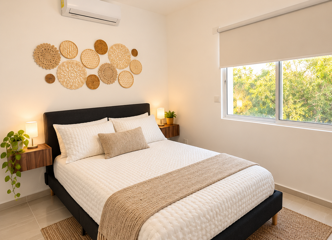 Departamento Amueblado de 3 Recámaras en Renta en Quimbaya 2, Jardines de Ciudad Mayakoba