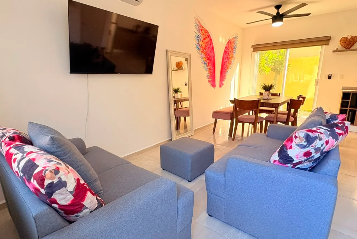 Casa de 2 Recámaras en Renta en Jardines de Ciudad Mayakoba | Privada Tayrona 2