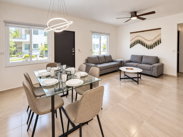 Departamento Amueblado de 3 Recámaras en Renta en Quimbaya 2, Jardines de Ciudad Mayakoba