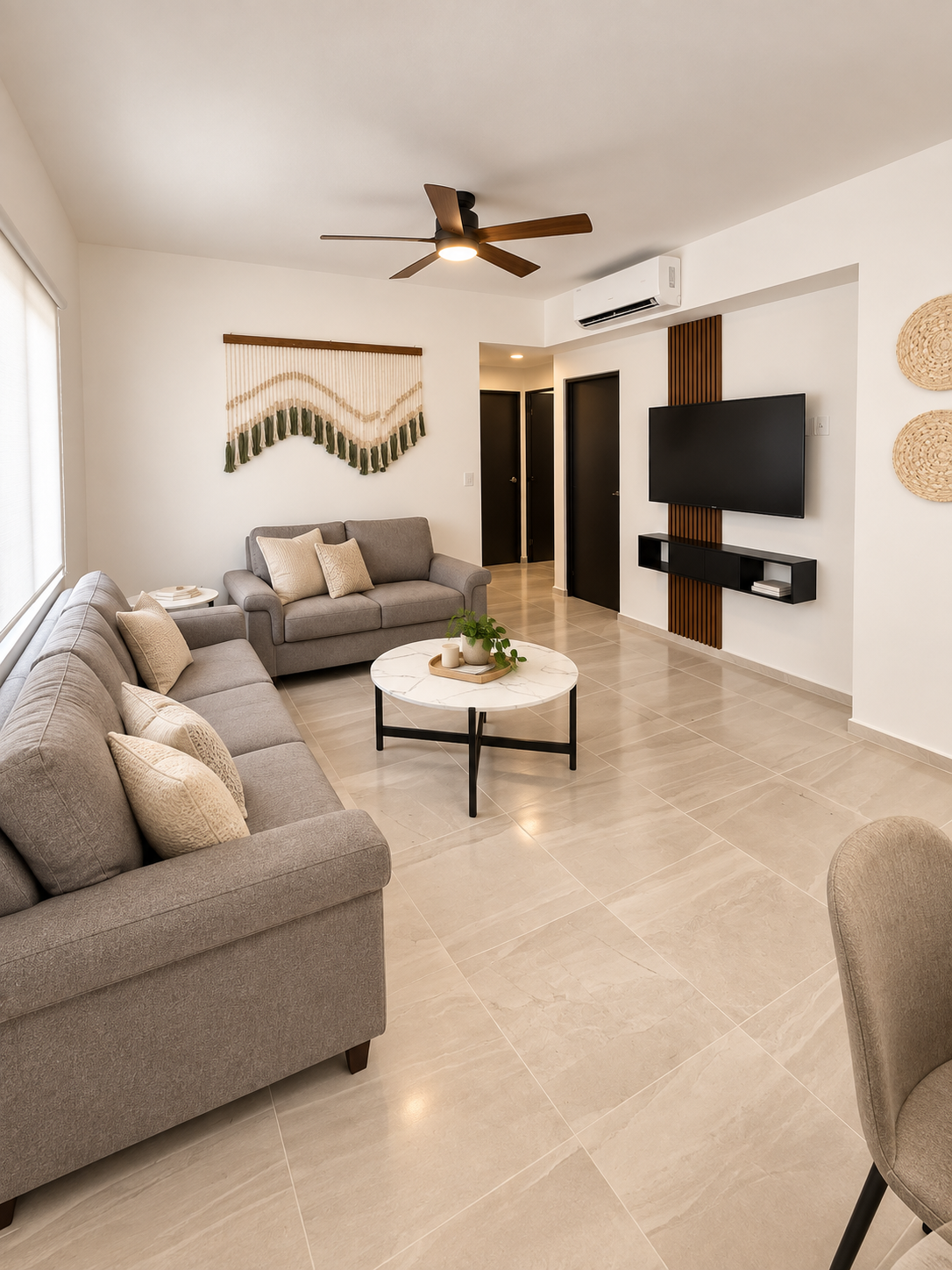 Departamento Amueblado de 3 Recámaras en Renta en Quimbaya 2, Jardines de Ciudad Mayakoba